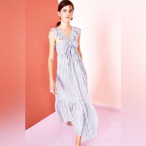 Ulla Johnson Striped Sleeveless Maxi Dress